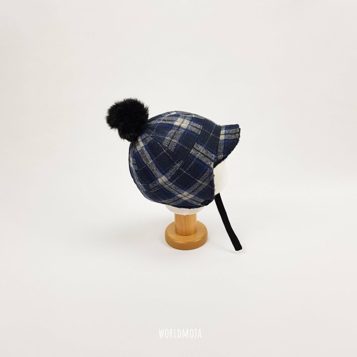 New World - Korean Baby Fashion - #babyfashion - Check Pilot Hat - 10