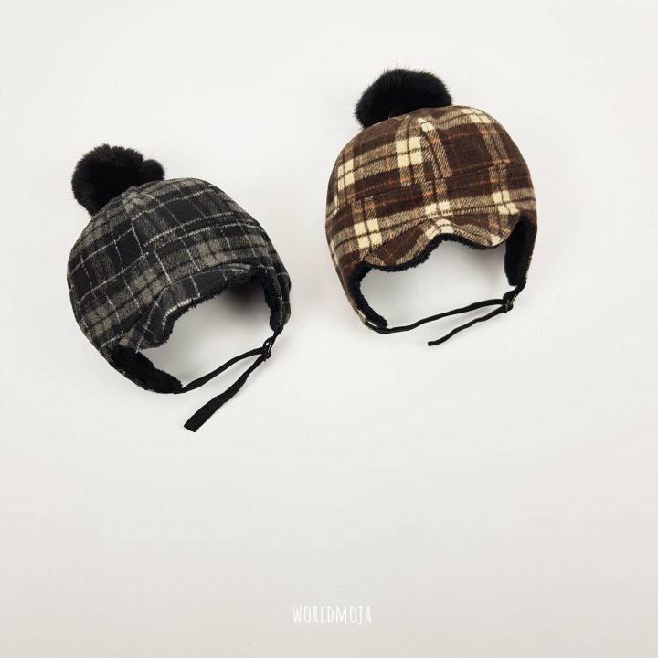 New World - Korean Baby Fashion - #babygirlfashion - Check Pilot Hat - 12