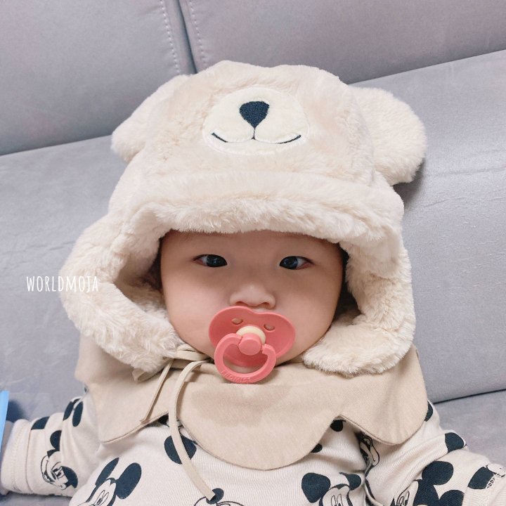 New World - Korean Baby Fashion - #babygirlfashion - Teddy Fur Earflap Hat - 10