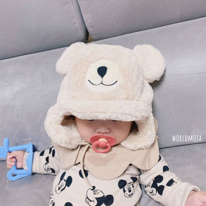 New World - Korean Baby Fashion - #babylifestyle - Teddy Fur Earflap Hat - 11