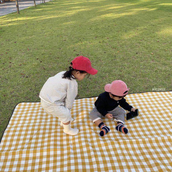 New World - Korean Baby Fashion - #babylifestyle - Plain Small Corduroy Ball Cap - 10