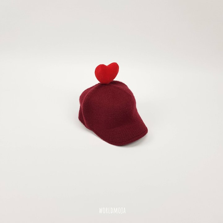 New World - Korean Baby Fashion - #babylifestyle - Knit Heart Riding Style Cap - 8