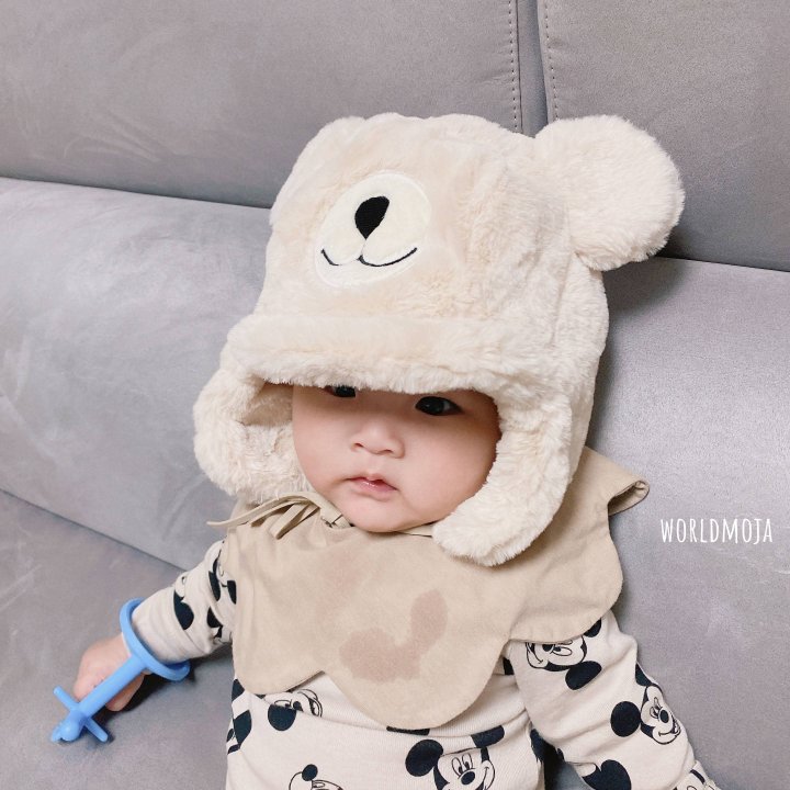 New World - Korean Baby Fashion - #babyoninstagram - Teddy Fur Earflap Hat - 12