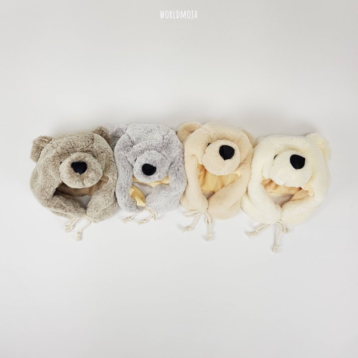 New World - Korean Baby Fashion - #babyoutfit - Bear Bear Winter Hat