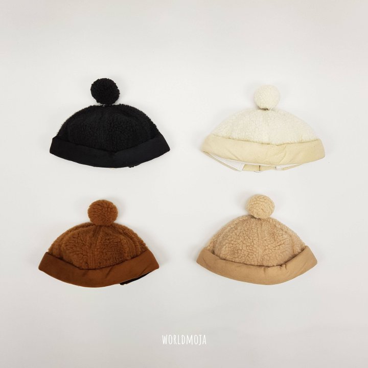 New World - Korean Baby Fashion - #babyoutfit - Dumble Pom-Pom Leon Hat
