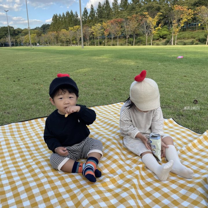 New World - Korean Baby Fashion - #babyoutfit - Knit Heart Riding Style Cap - 11