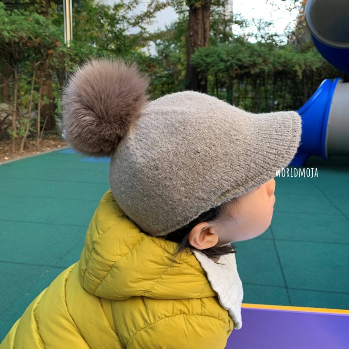 New World - Korean Baby Fashion - #babywear - Knit Pom-Pom Riding Style Cap (Kids) - 11