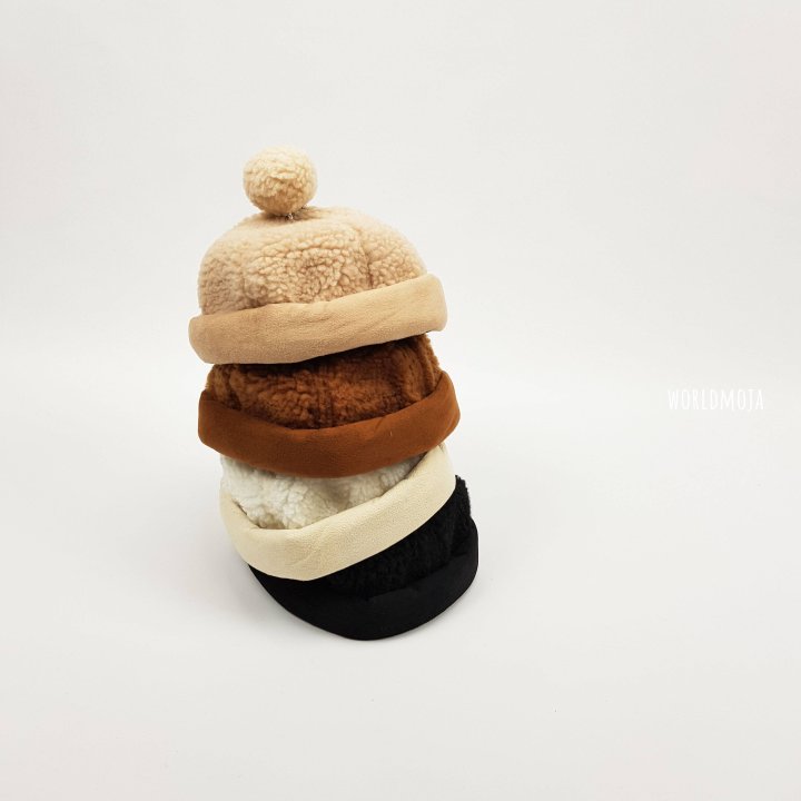 New World - Korean Baby Fashion - #onlinebabyboutique - Dumble Pom-Pom Leon Hat - 3