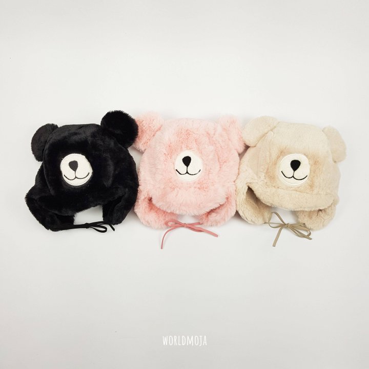 New World - Korean Baby Fashion - #onlinebabyshop - Teddy Fur Earflap Hat - 3