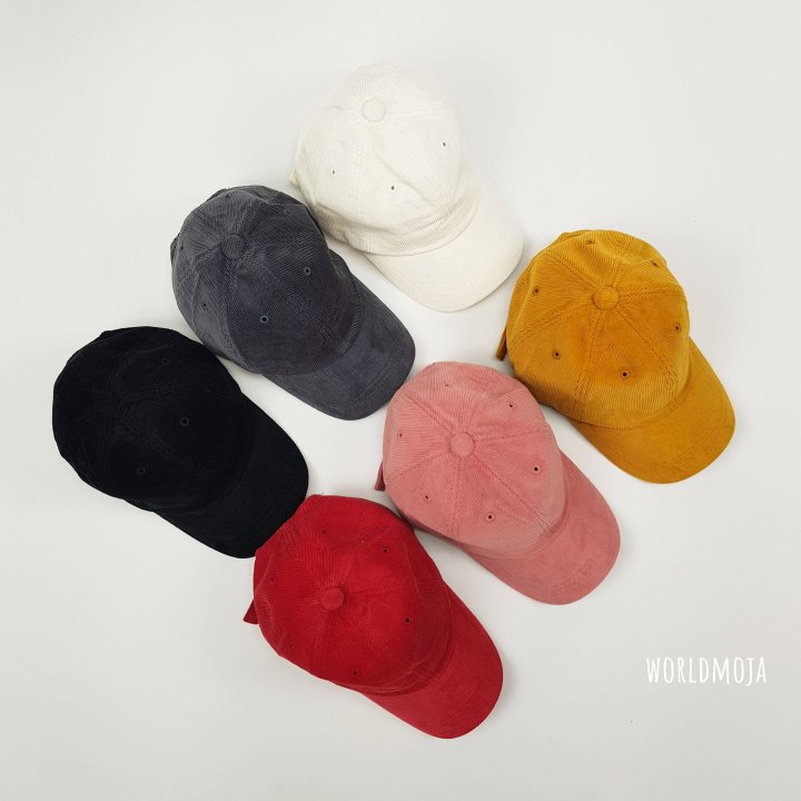New World - Korean Baby Fashion - #onlinebabyshop - Plain Small Corduroy Ball Cap - 2