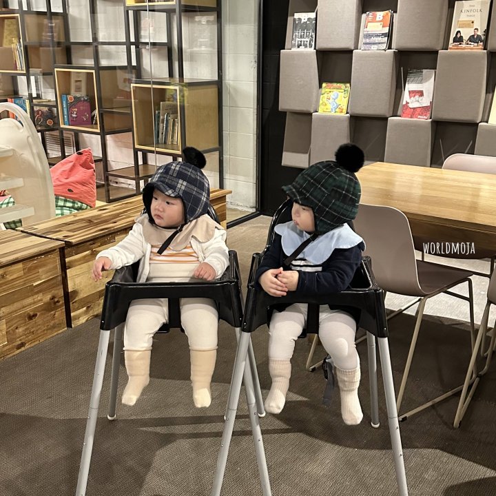 New World - Korean Baby Fashion - #smilingbaby - Check Pilot Hat - 6