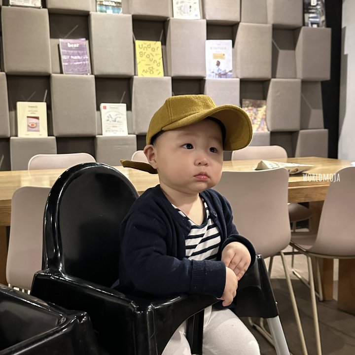 New World - Korean Children Fashion - #Kfashion4kids - Wool Plain Ball Cap - 11