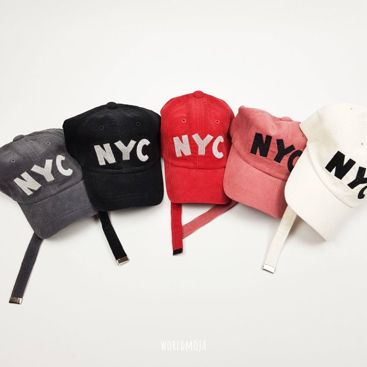 New World - Korean Children Fashion - #childofig - NYC Corduroy Ball Cap (Kids)