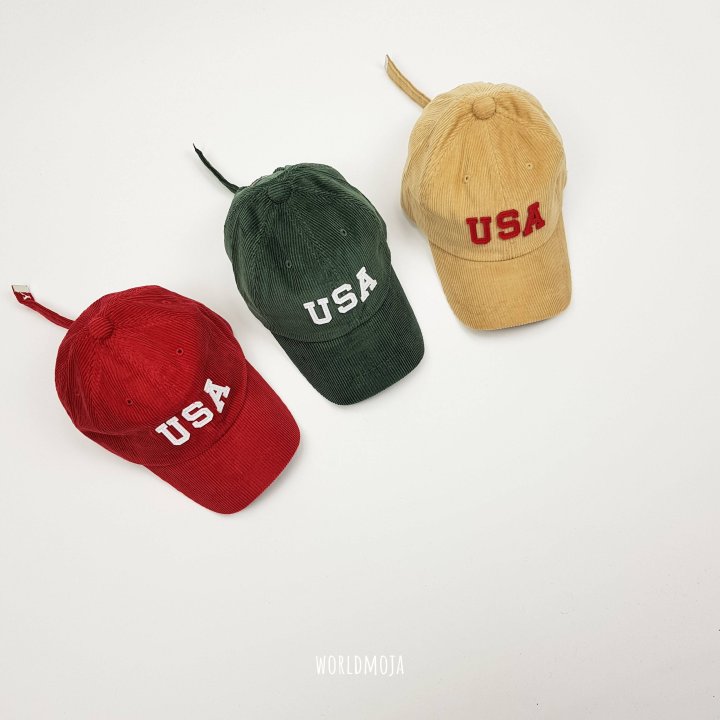 New World - Korean Children Fashion - #discoveringself - USA Corduroy Ball Cap (Kids) - 8