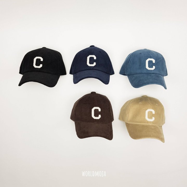 New World - Korean Children Fashion - #fashionkids - C Corduroy Ball Cap (Kids)