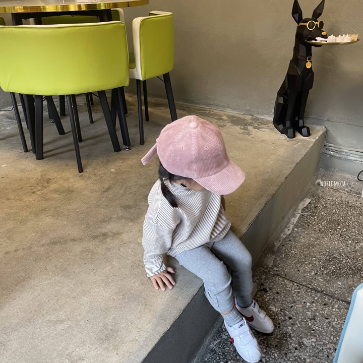 New World - Korean Children Fashion - #kidsstore - Plain Wide Corduroy Ball Cap - 11