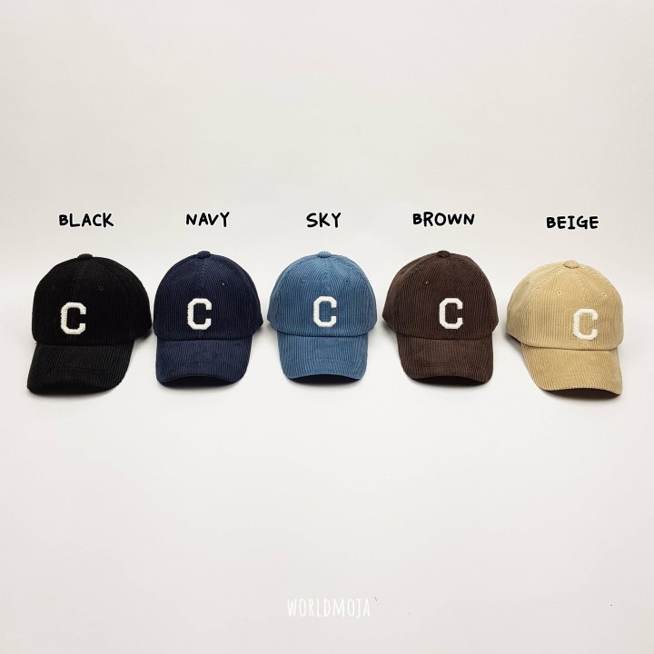 New World - Korean Children Fashion - #kidsstore - C Corduroy Ball Cap (Kids) - 4