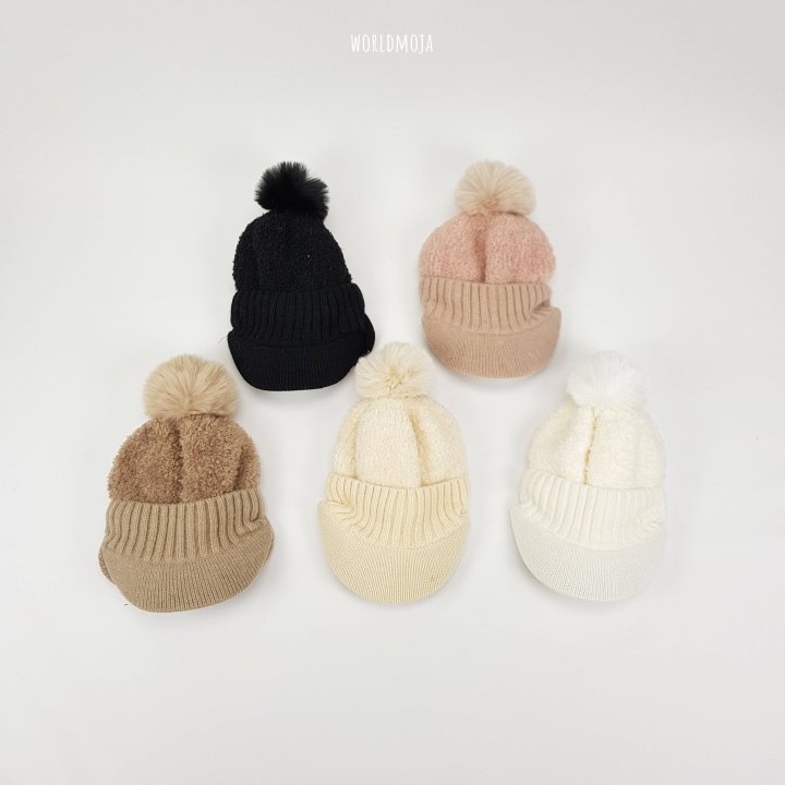 New World - Korean Children Fashion - #littlefashionista - Pom-Pom Earflap Cap (Kids) - 2
