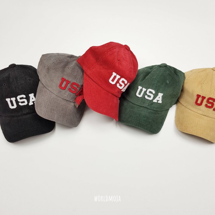 New World - Korean Children Fashion - #prettylittlegirls - USA Corduroy Ball Cap (Kids)