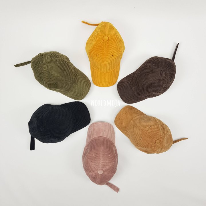 New World - Korean Children Fashion - #prettylittlegirls - Plain Wide Corduroy Ball Cap - 3
