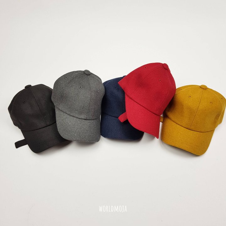 New World - Korean Children Fashion - #prettylittlegirls - Wool Plain Ball Cap