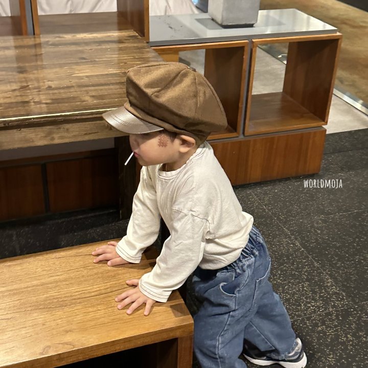 New World - Korean Children Fashion - #stylishchildhood - Brim Wool Newsboy Cap - 9