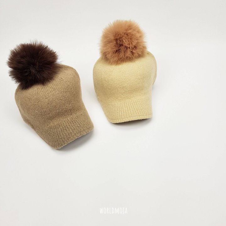New World - Korean Women Fashion - #romanticstyle - Knit Pom-Pom Riding Style Cap (Adult) - 7