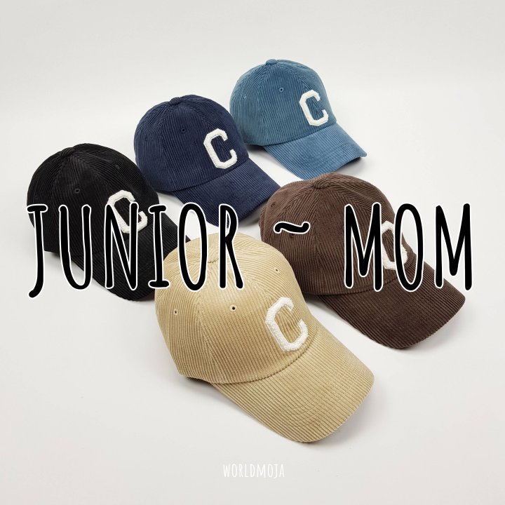 New World - Korean Women Fashion - #womensfashion - C Corduroy Ball Cap (Adult)