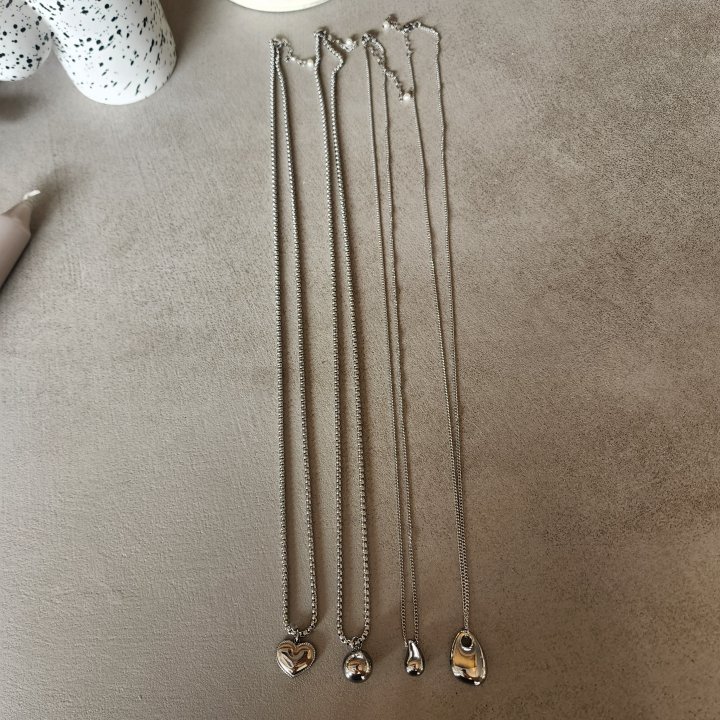 Newerly - Korean Women Fashion - #momslook - Surgical Steel Pendant Long Necklace