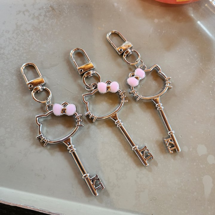 Newerly - Korean Women Fashion - #momslook - Metal Cat Keyring