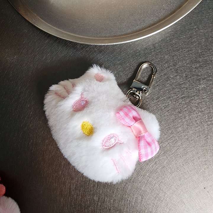 Newerly - Korean Women Fashion - #momslook - Cat Face Keyring - 2