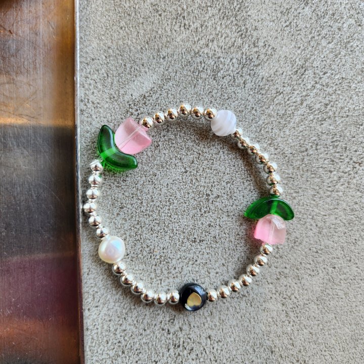 Newerly - Korean Women Fashion - #momslook - 92.5 Silver Tulip Bracelet