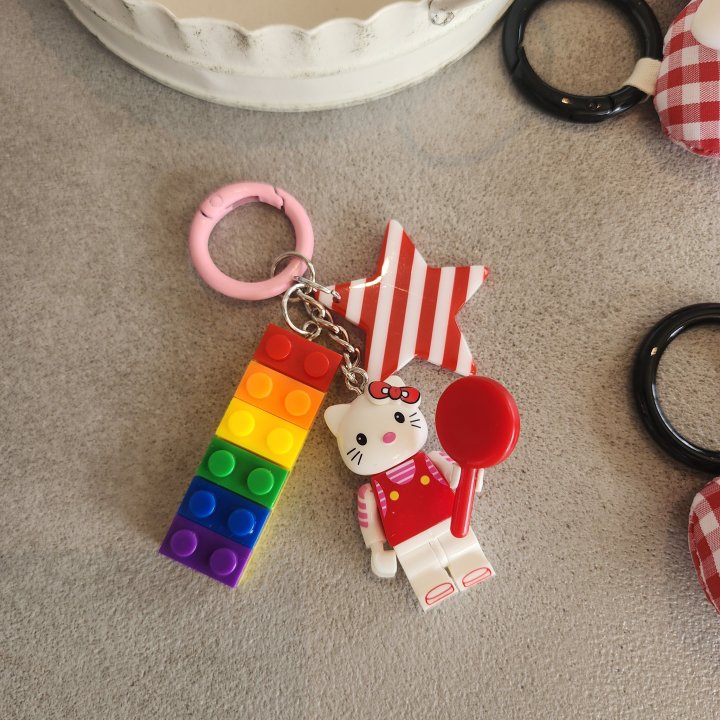 Newerly - Korean Women Fashion - #womensfashion - Lego Cat Mini Keyring - 2