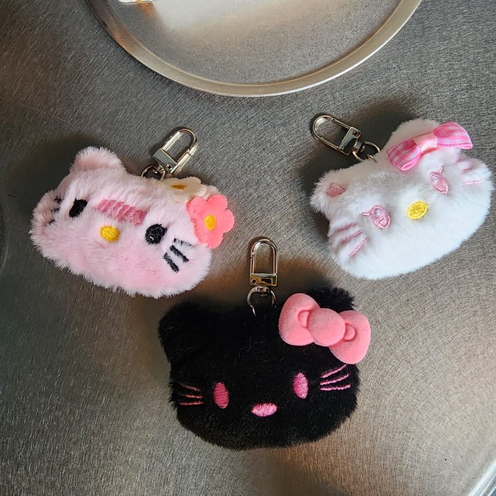 Newerly - Korean Women Fashion - #womensfashion - Cat Face Keyring - 3