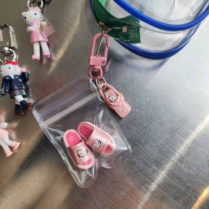 Newerly - Korean Women Fashion - #womensfashion - Cat Slipper Keyring
