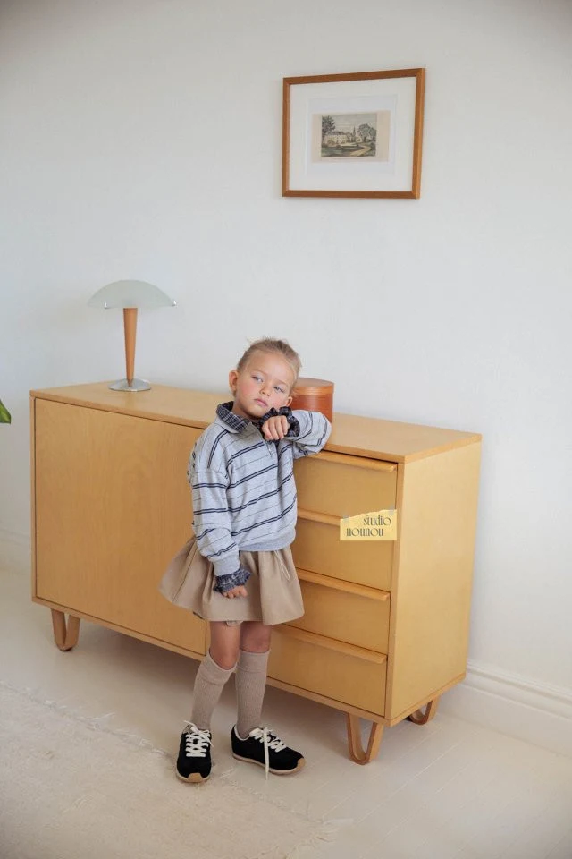 Nounou - Korean Children Fashion - #Kfashion4kids - House Stripe Tee