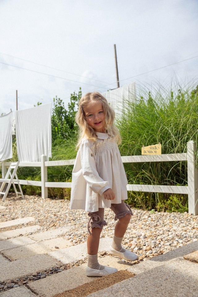Nounou - Korean Children Fashion - #childofig - Autumn Grape Blouse (Gray Corduroy) - 9