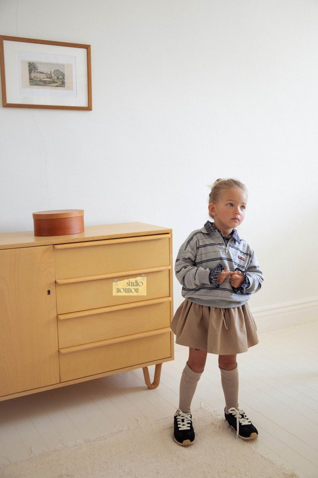 Nounou - Korean Children Fashion - #childofig - House Stripe Tee - 9