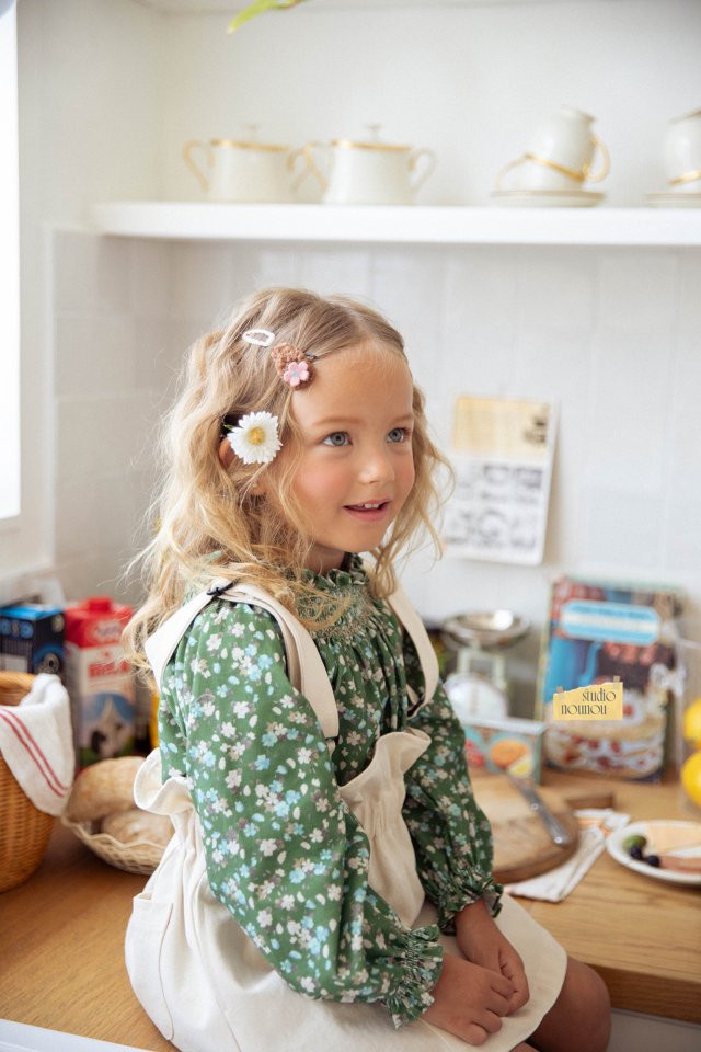Nounou - Korean Children Fashion - #fashionkids - Autumn Suspender Skirt - 4