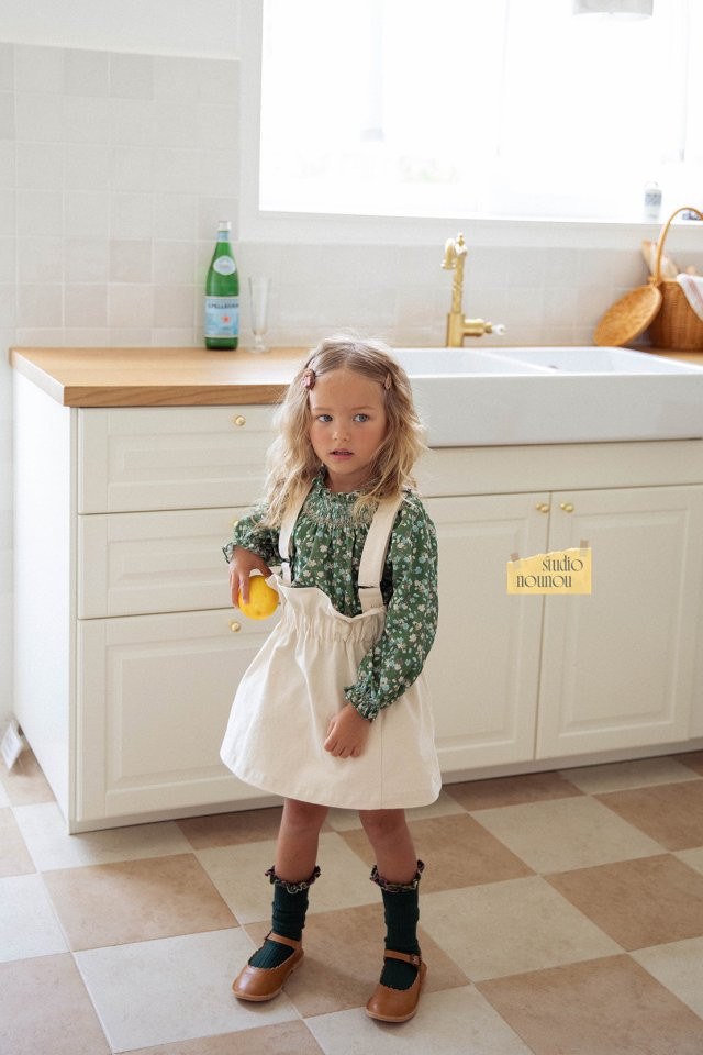 Nounou - Korean Children Fashion - #kidsshorts - Autumn Mahong Blouse - 4