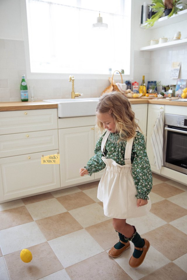 Nounou - Korean Children Fashion - #littlefashionista - Autumn Suspender Skirt - 8