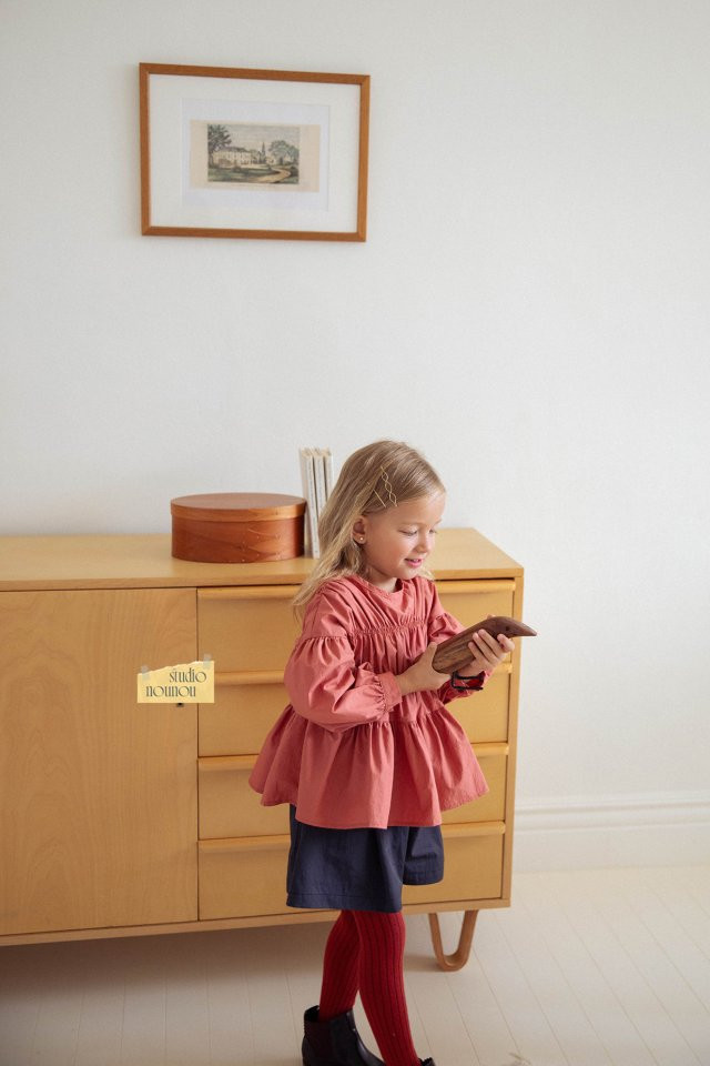 Nounou - Korean Children Fashion - #littlefashionista - Cherry Blouse - 8