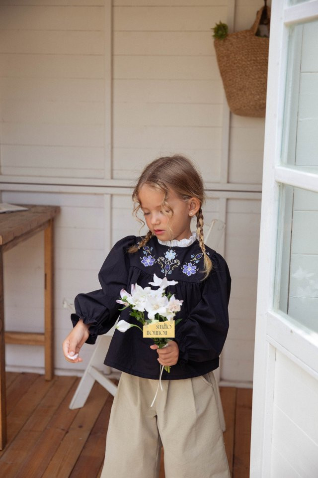 Nounou - Korean Children Fashion - #minifashionista - Moss Blouse - 4