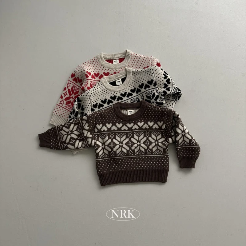 Nrk - Korean Children Fashion - #Kfashion4kids - Heart Knit - 9