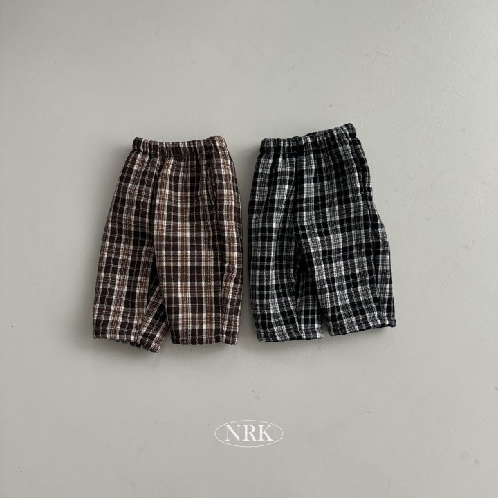 Nrk - Korean Children Fashion - #childofig - Check Fleece Pants - 8