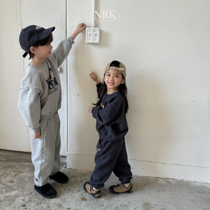 Nrk - Korean Children Fashion - #childrensboutique - Fleece New York Set - 7