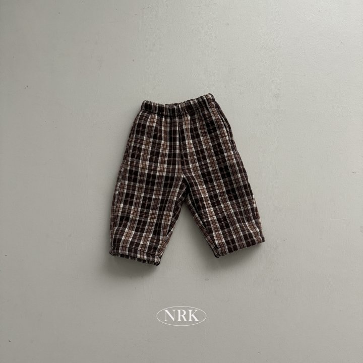 Nrk - Korean Children Fashion - #childrensboutique - Check Fleece Pants - 9