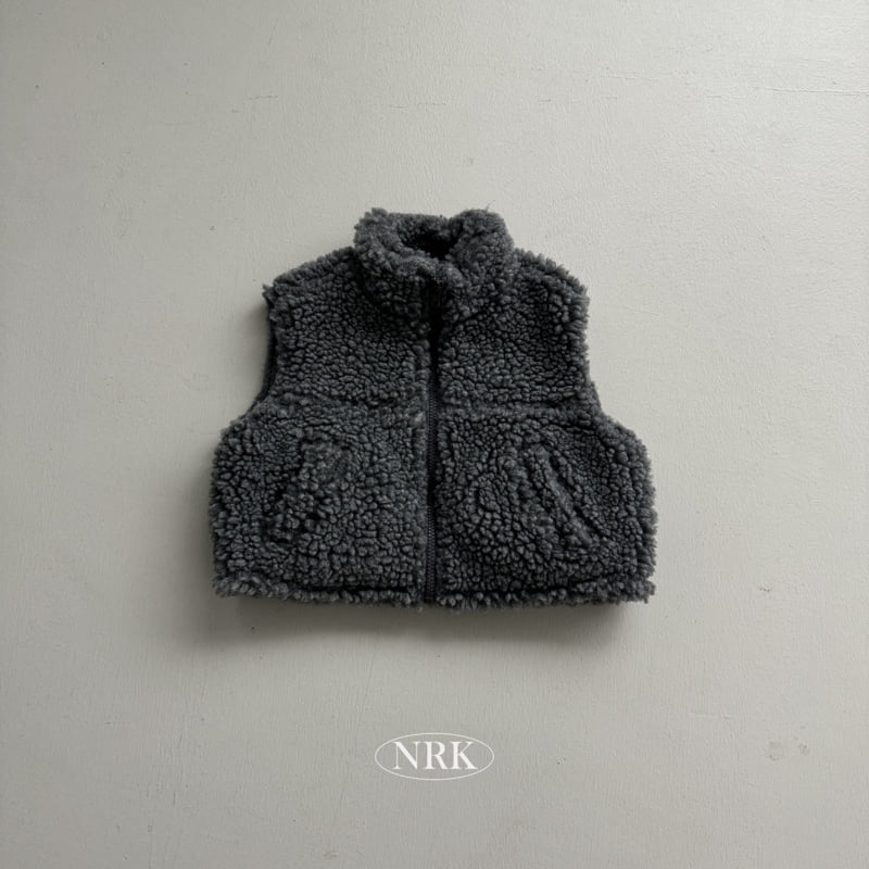 Nrk - Korean Children Fashion - #childrensboutique - Oversized Fleece Vest - 11