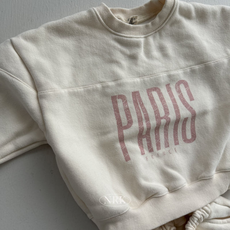 Nrk - Korean Children Fashion - #designkidswear - Fleece Paris Set - 10