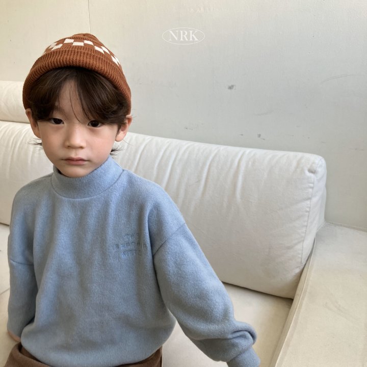 Nrk - Korean Children Fashion - #childrensboutique - Brushed Turtleneck Sweatshirt - 4